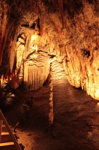 Une salle des grottes de Yarrangobilly