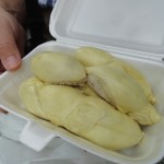 Des morceaux de durian